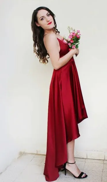 Women's Summer Asymmetrical Deep V-Neck Crisscross Backless Maxi Dress