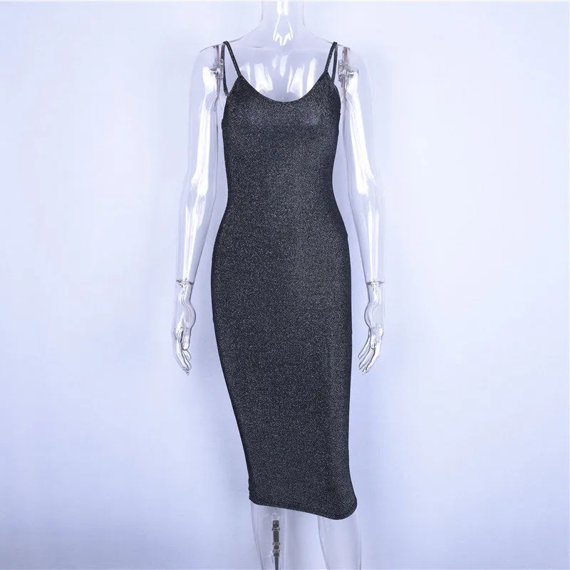 Women's Summer Backless Bodycon Long Dress