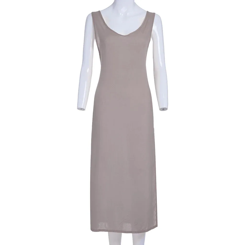 Women's Summer Beach Sleeveless Long Dress