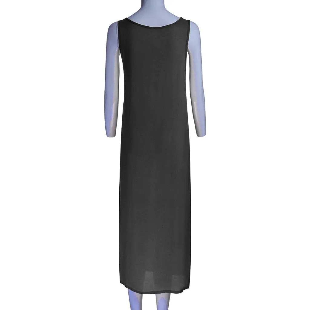 Women's Summer Beach Sleeveless Long Dress