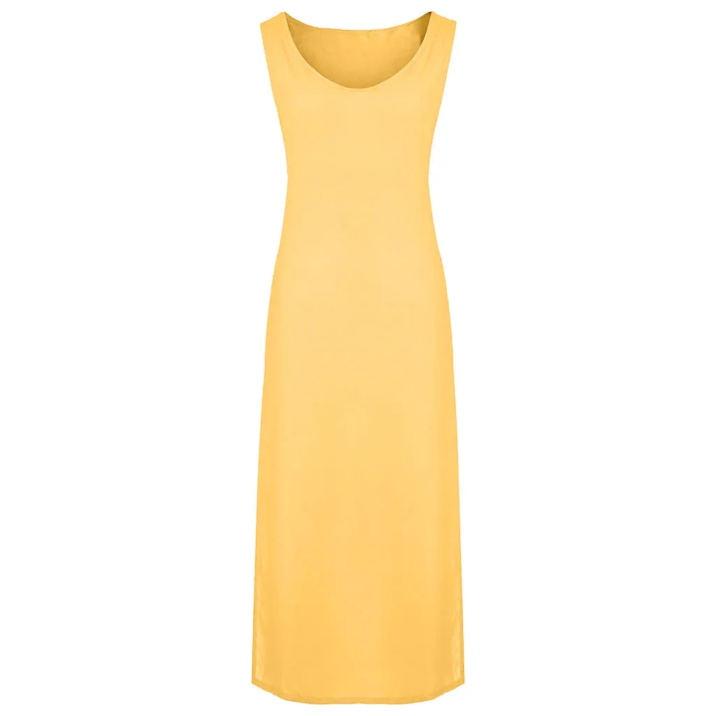 Women's Summer Beach Sleeveless Long Dress