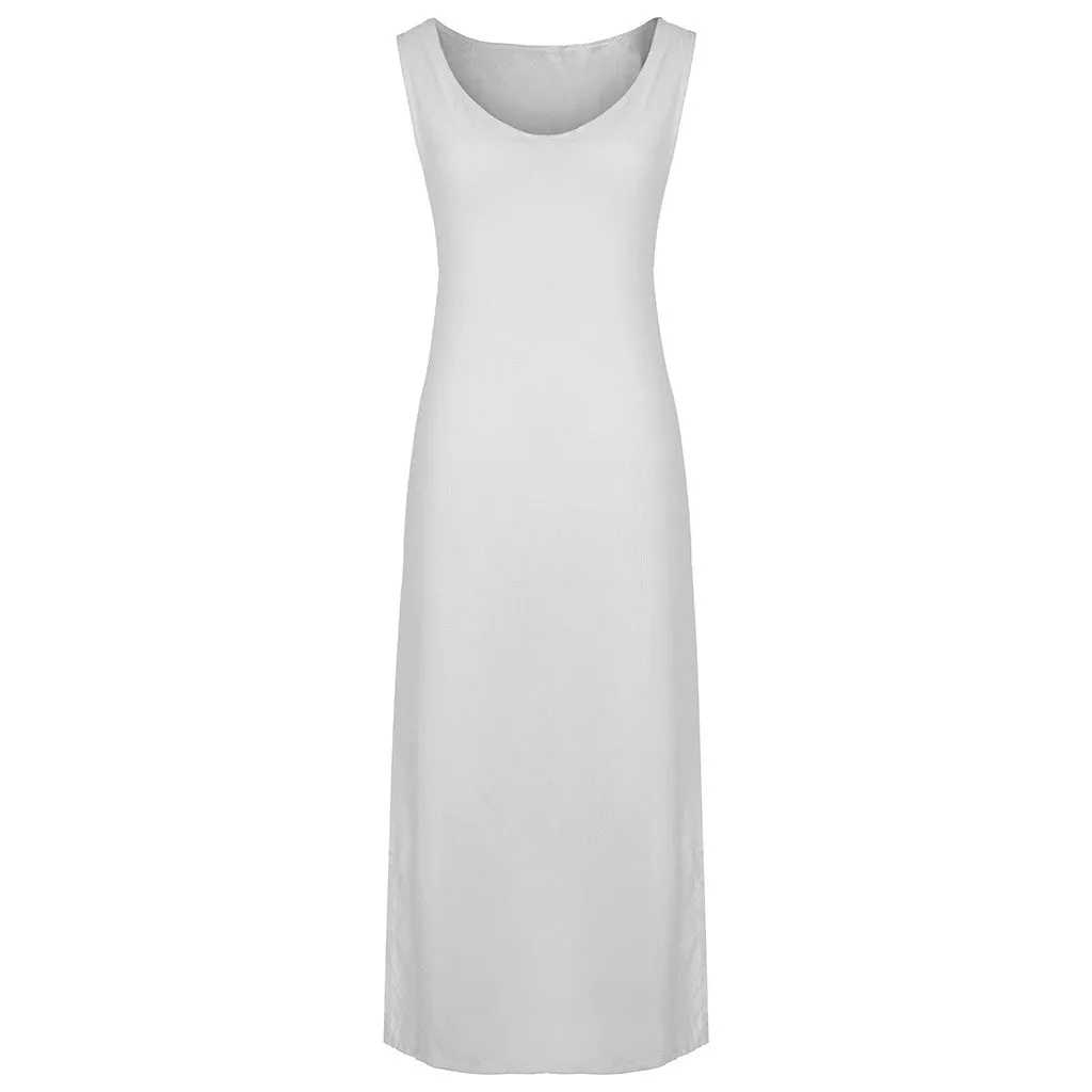 Women's Summer Beach Sleeveless Long Dress