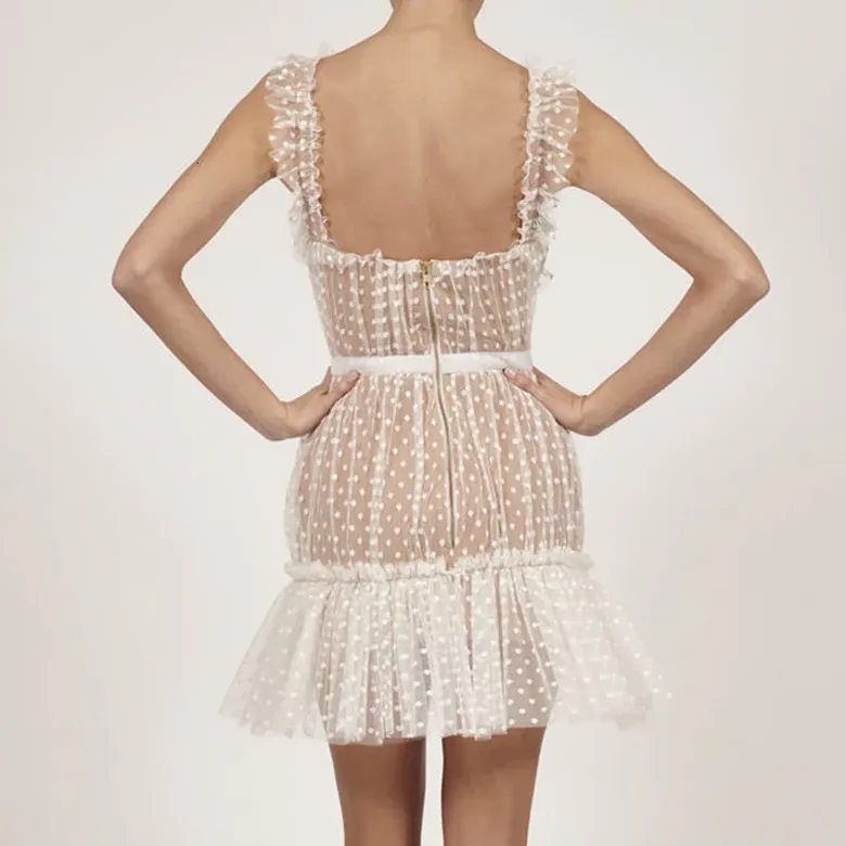 Women's Summer Casual A-Line Sheath Lace Mini Dress