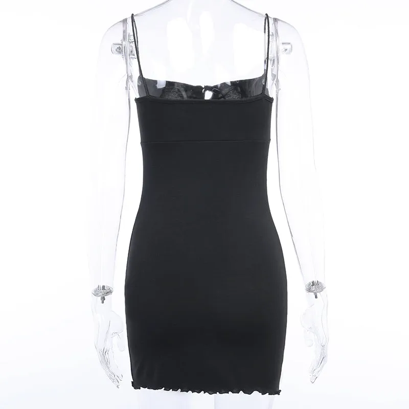 Women's Summer Cotton Sleeveless Skinny Elastic Dress