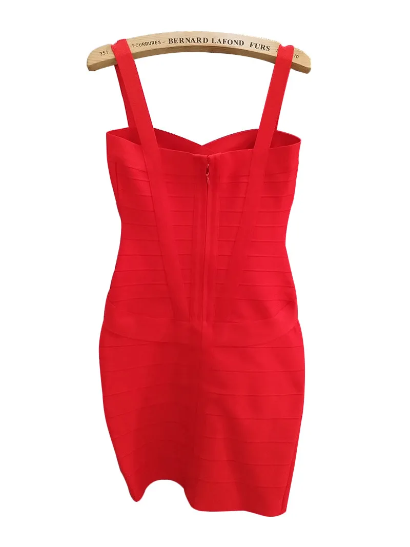 Women's Summer Sheath V-Neck Polyester Dress