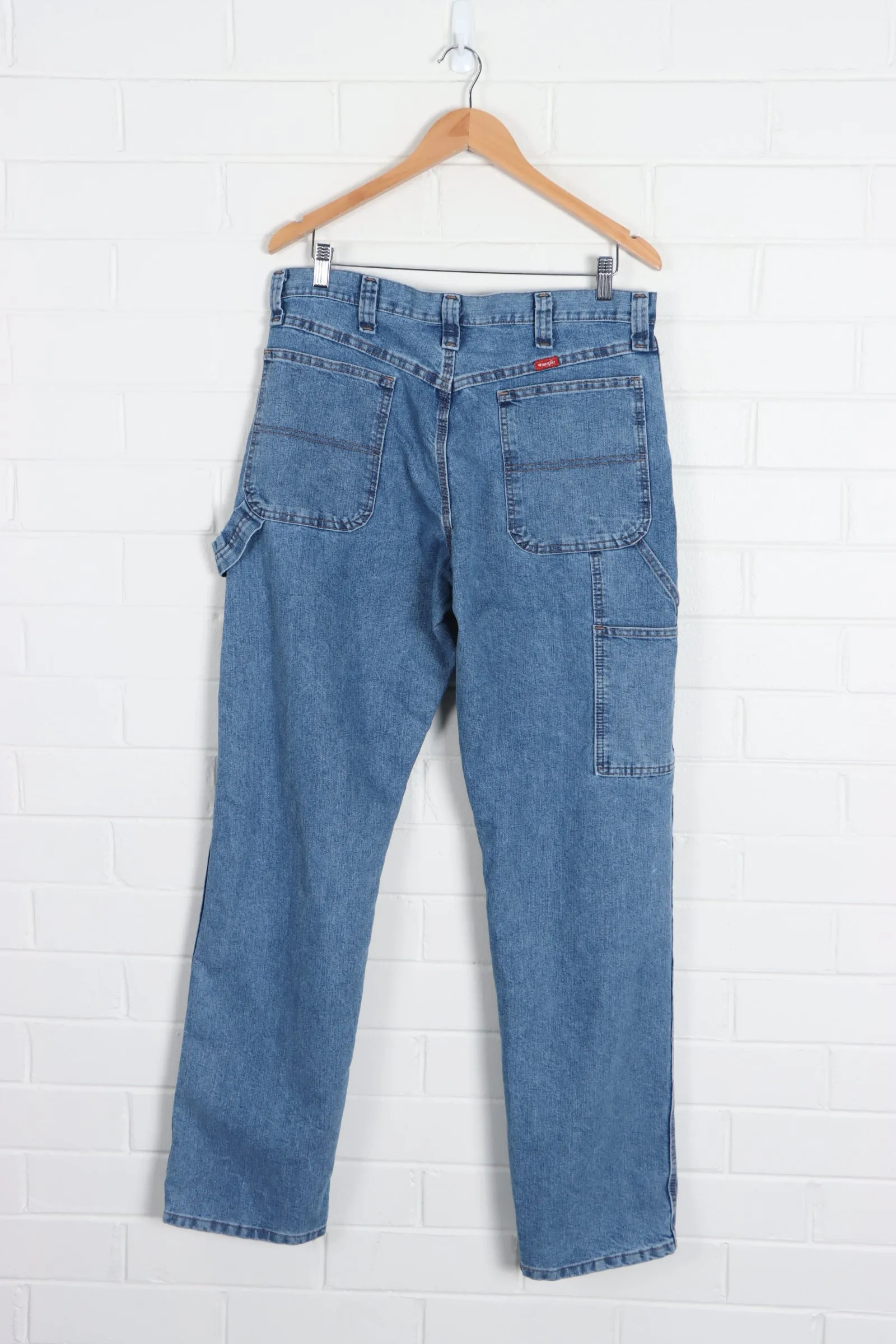 WRANGLER Light Wash Carpenter Jeans (34 x 34)